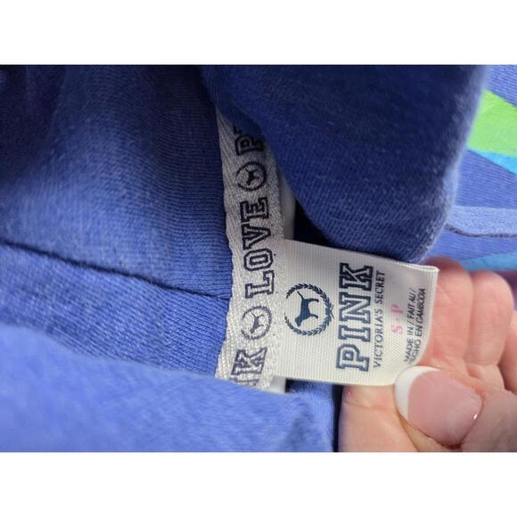 Victorias Secret Pink 86 LOVE Small RAINBOW VINTAGE y2k Hoodie Sweats SET - Picture 4 of 11